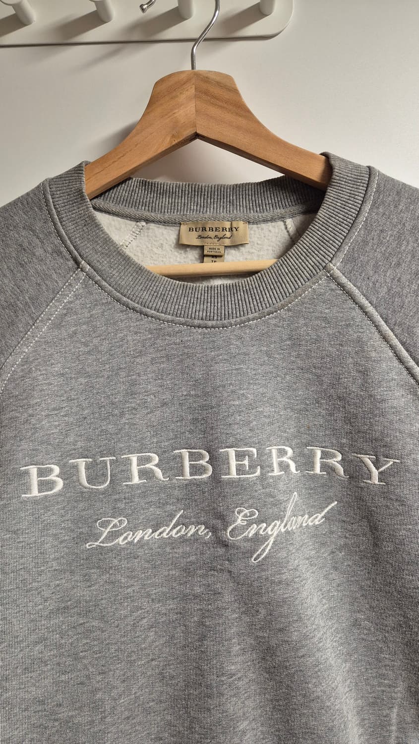 [XS] 버버리 런던 로고 스웻셔츠 그레이 상품이미지4