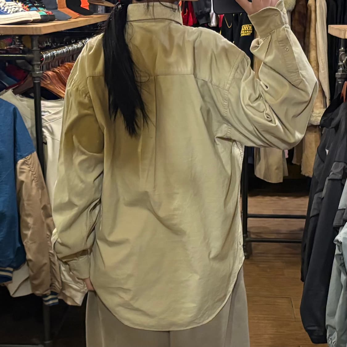 [HI] Carhartt 칼하트 코듀로이 긴팔셔츠 라이트베이지 상품이미지5