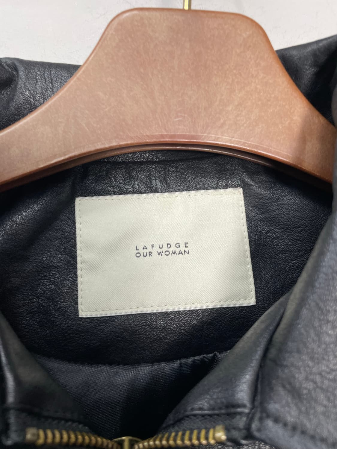 라퍼지스토어 투웨이 블랙 가죽 자켓 H1742 상품이미지5