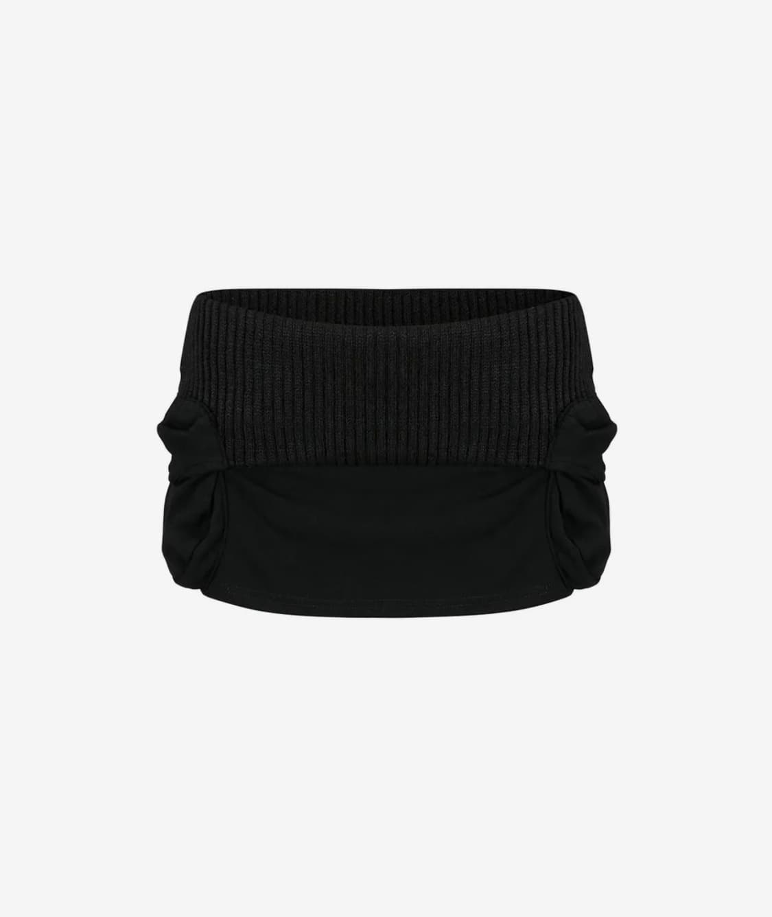카시코 Knit Micro Skirt Black 상품이미지2