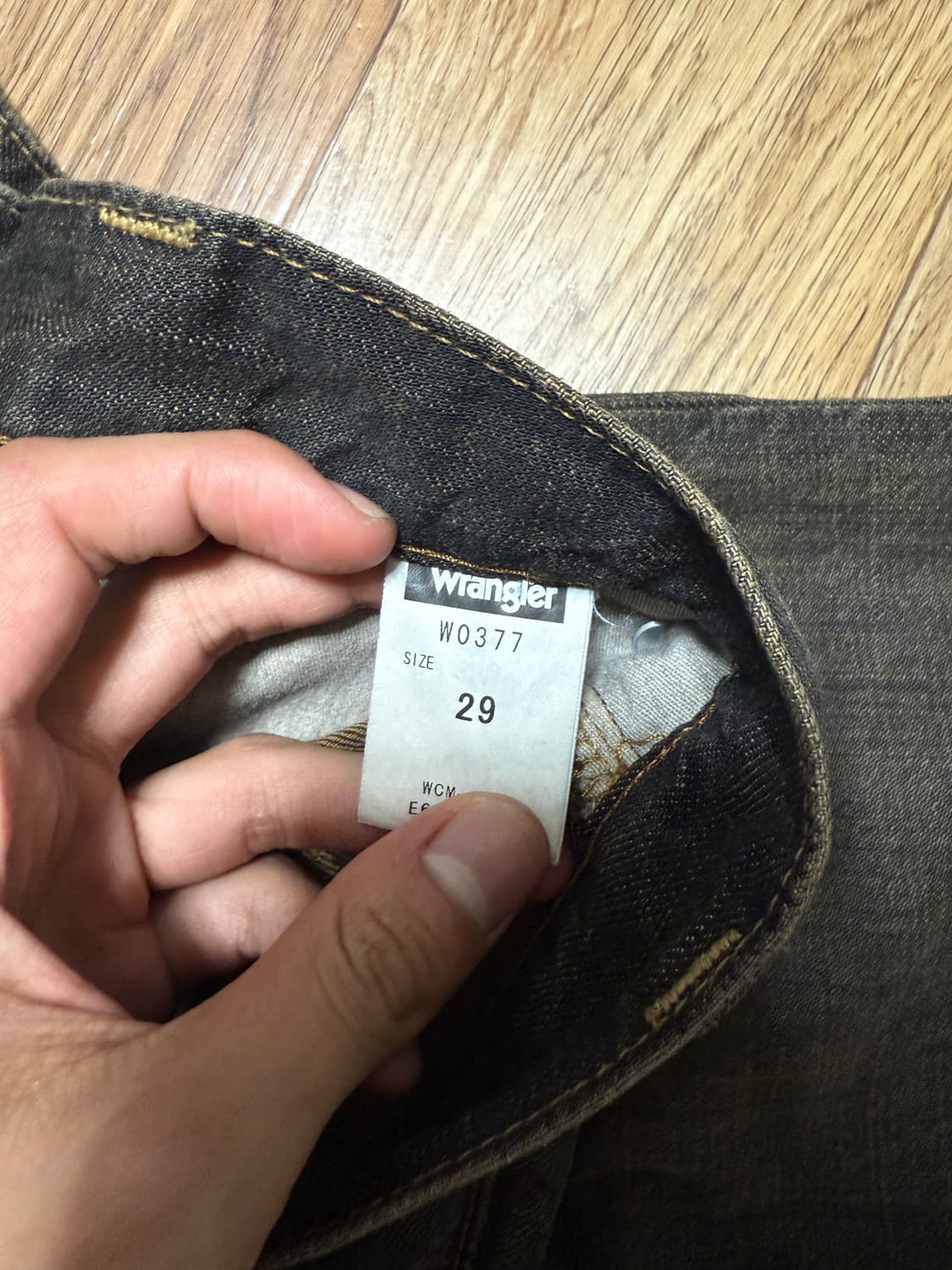 wrangler 랭글러 세미부츠컷 데님 상품이미지3