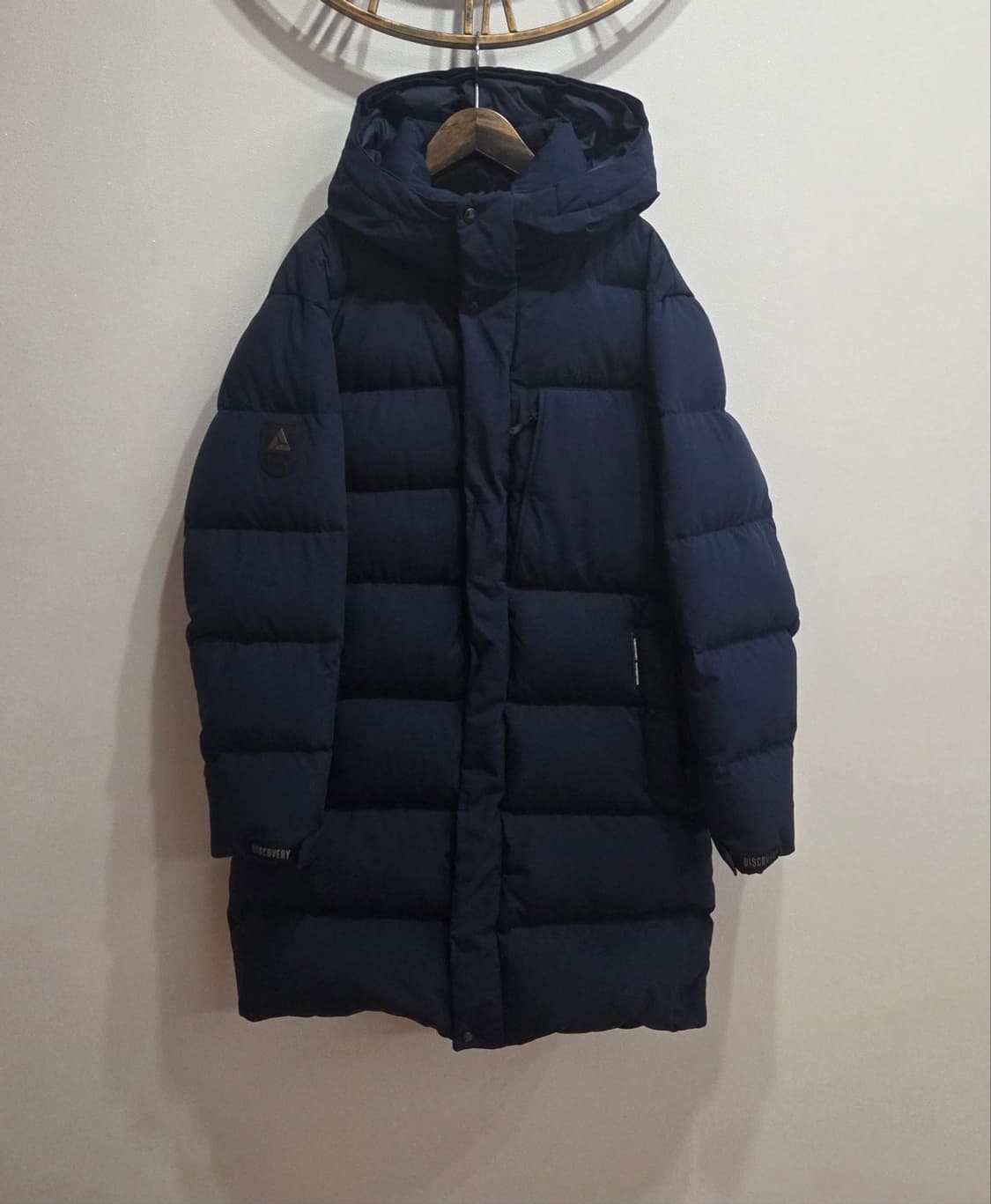 디스커버리 네이비  롱패딩 100 상품이미지2