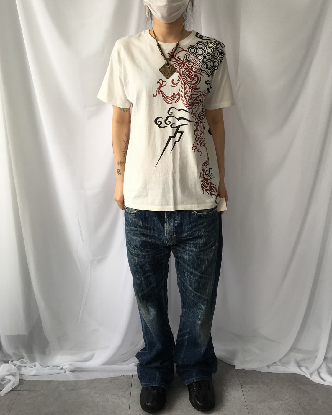 Oriental printing t shirt 상품이미지5