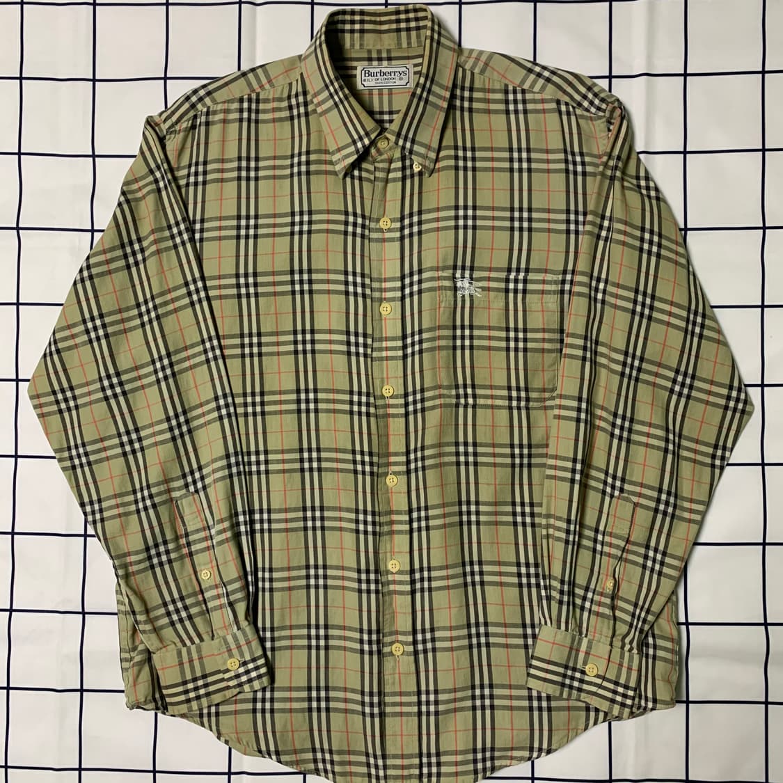 버버리 노바체크 셔츠(정품) 상품이미지1
