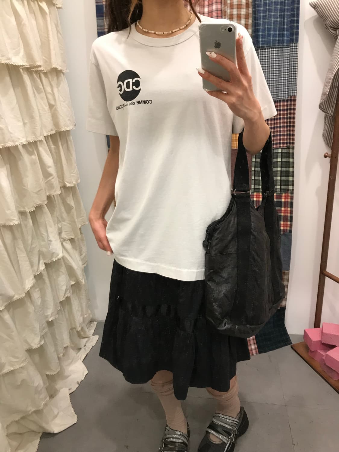 꼼데가르송 로고 티셔츠 상품이미지6