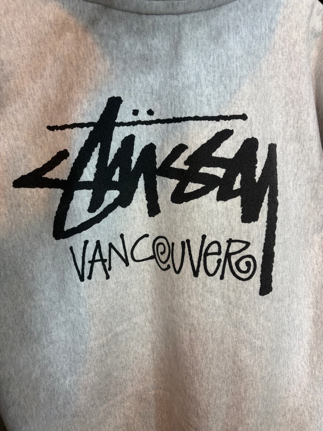 스투시 밴쿠버 후드집업 애쉬 L 상품이미지6