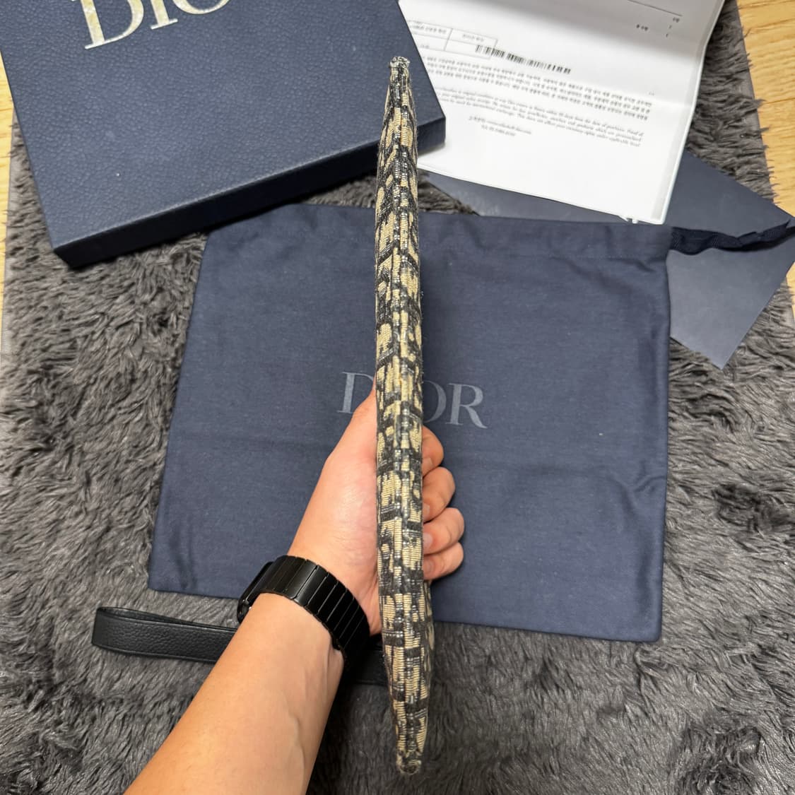 [ 풀구성 ] 디올 오블리크 A5 클러치백 상품이미지3