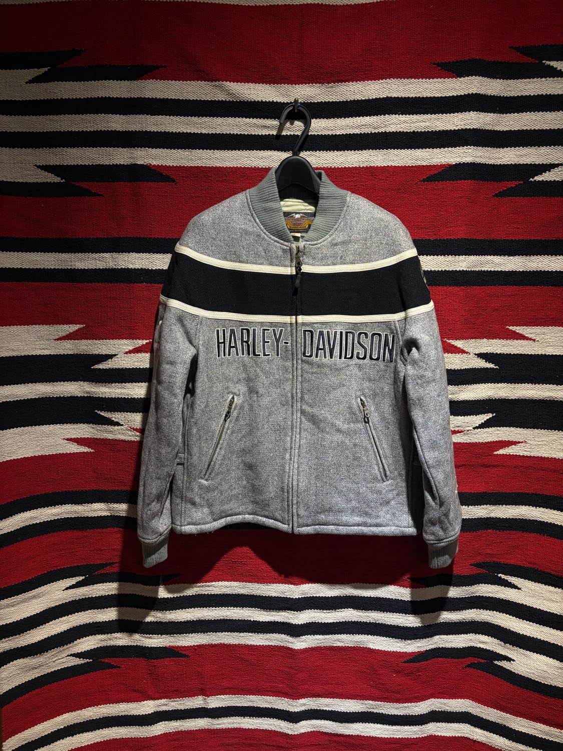 Harley davidson wool bomber jacket 상품이미지1