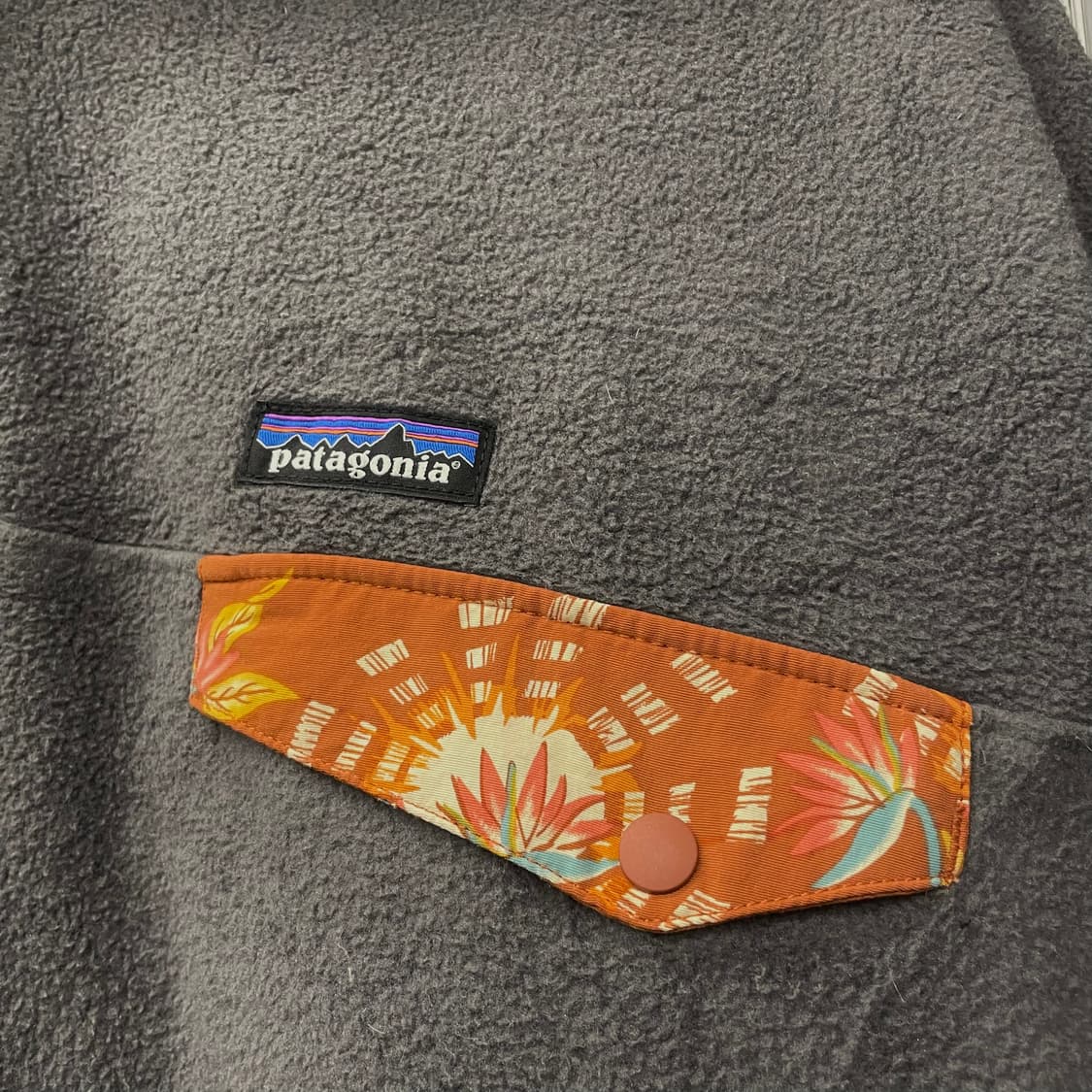 FA18 파타고니아 라이트웨이트 신칠라 스냅 패턴 풀오버 플리스 N144 상품이미지3