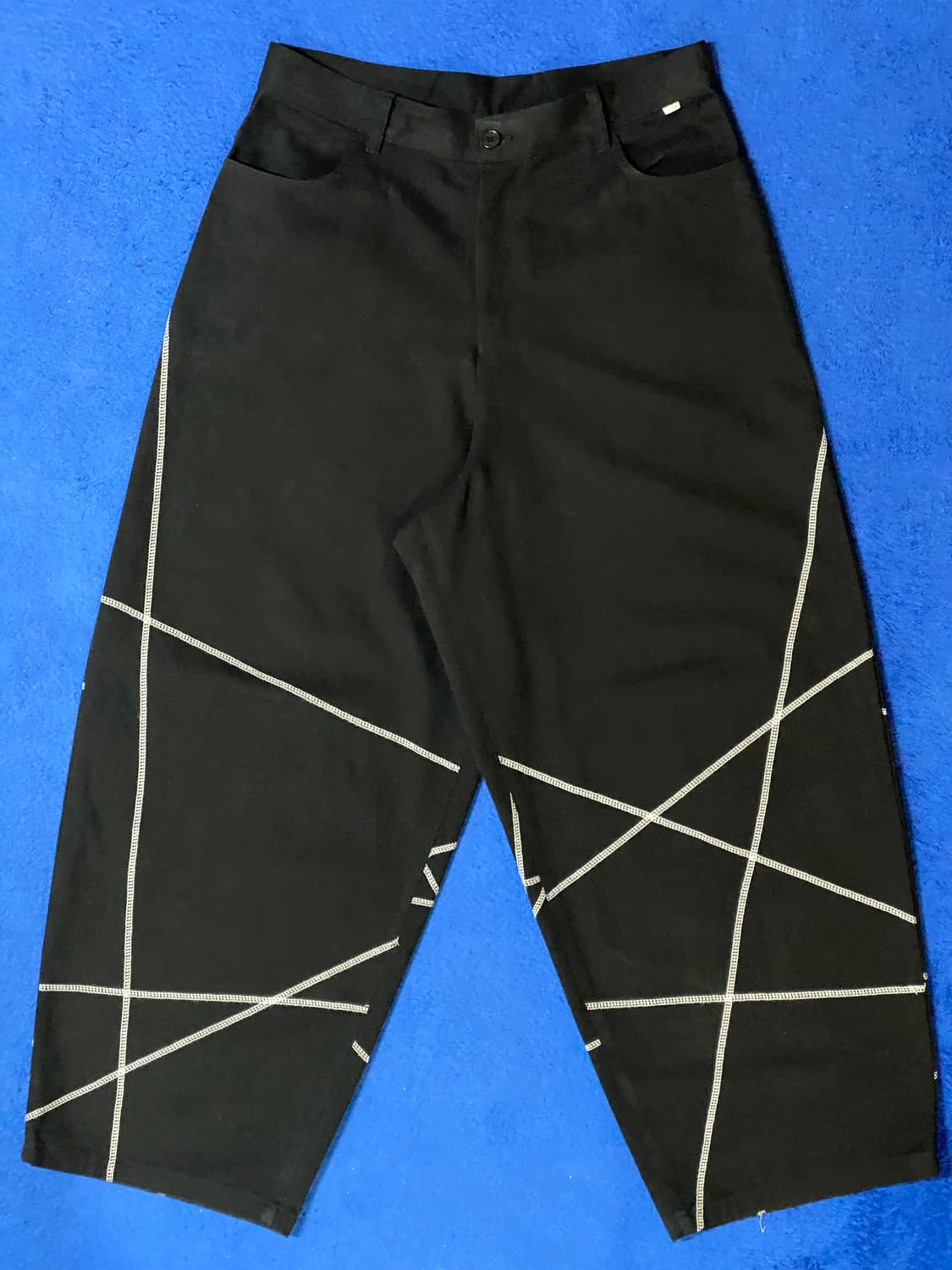 NOMANUAL 노매뉴얼 S.L 와이드 팬츠 - 블랙 L 상품이미지1