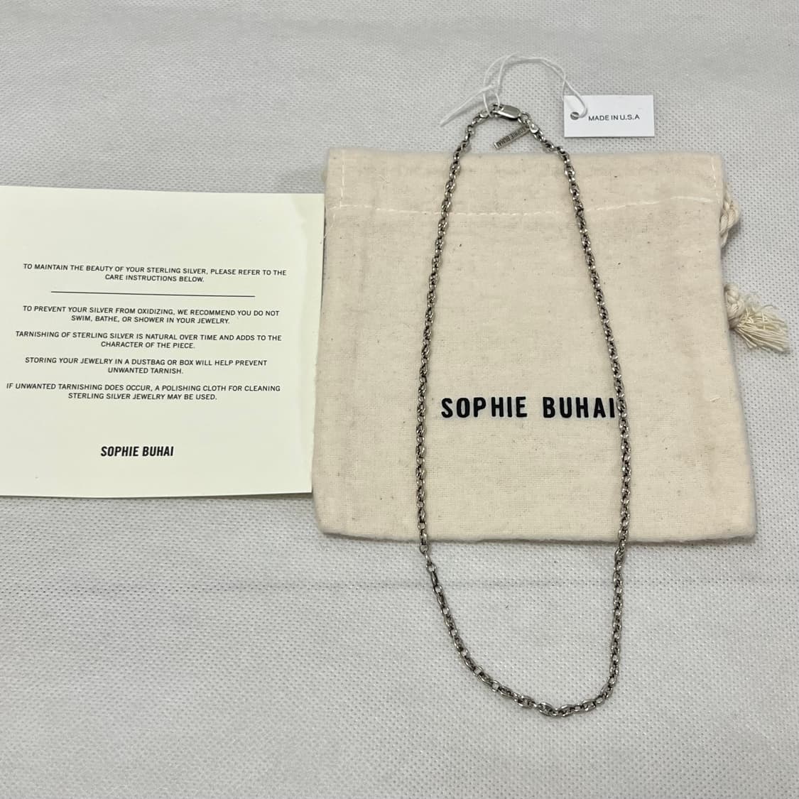 소피부하이 26ss 델리케이트 체인 목걸이/실버 상품이미지3