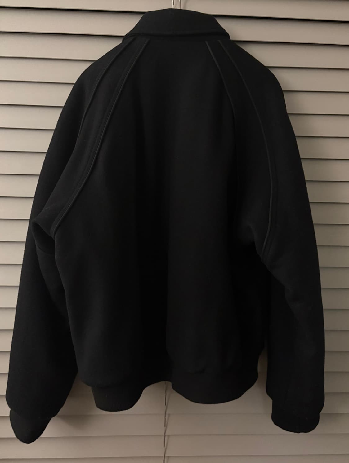 언어펙티드 울 바시티 자켓 블랙 M 상품이미지2