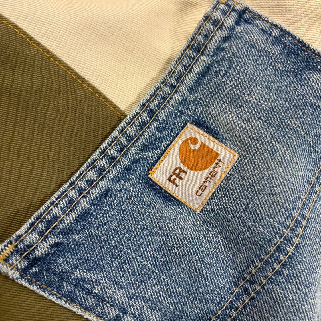 [L] 칼하트 FR 리메이크 패치워크 멀티컬러 자켓 B243 상품이미지6