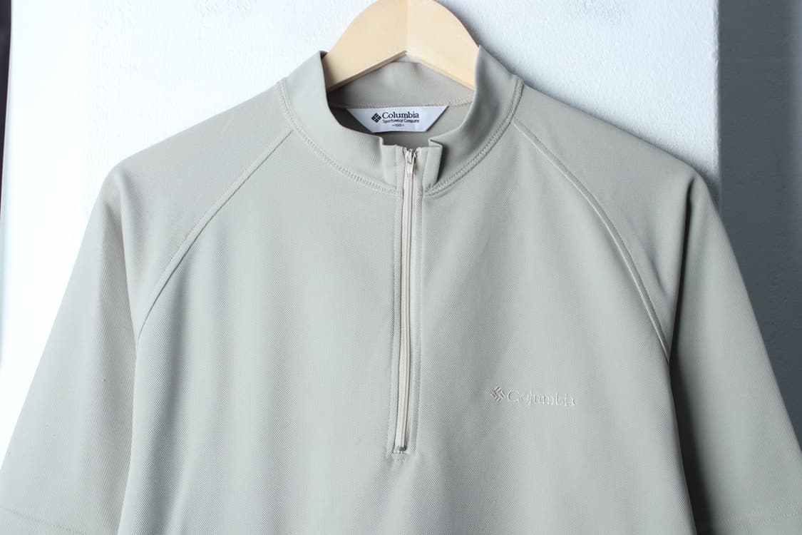 (L-XL) 컬럼비아 반팔 카라 티셔츠 기능성 반집업 카키-H30285 상품이미지3