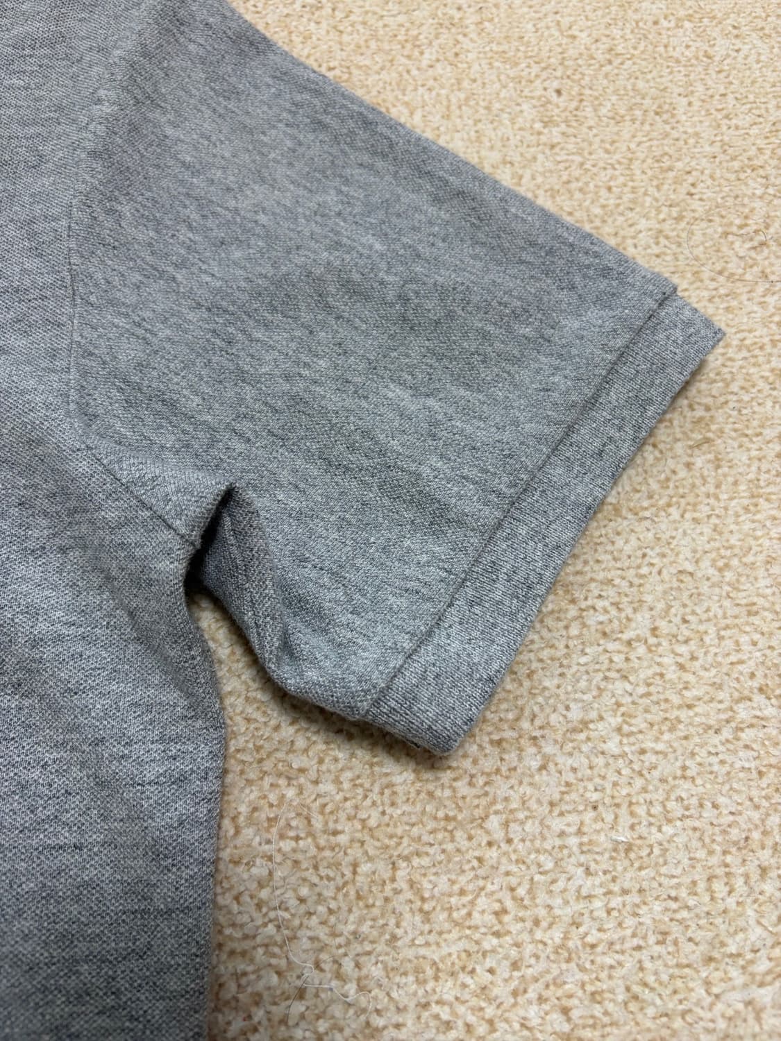 M) 버버리 브릿 반팔 카라 티셔츠 회색 새상품급 상품이미지6