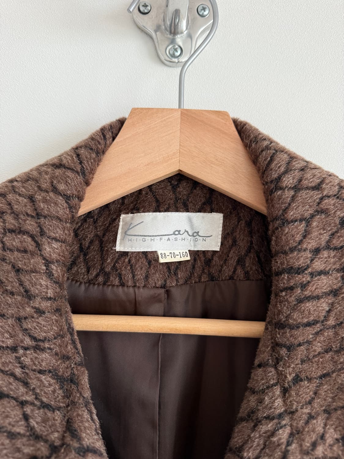 Pre owned 오버사이즈 울 코트 상품이미지6