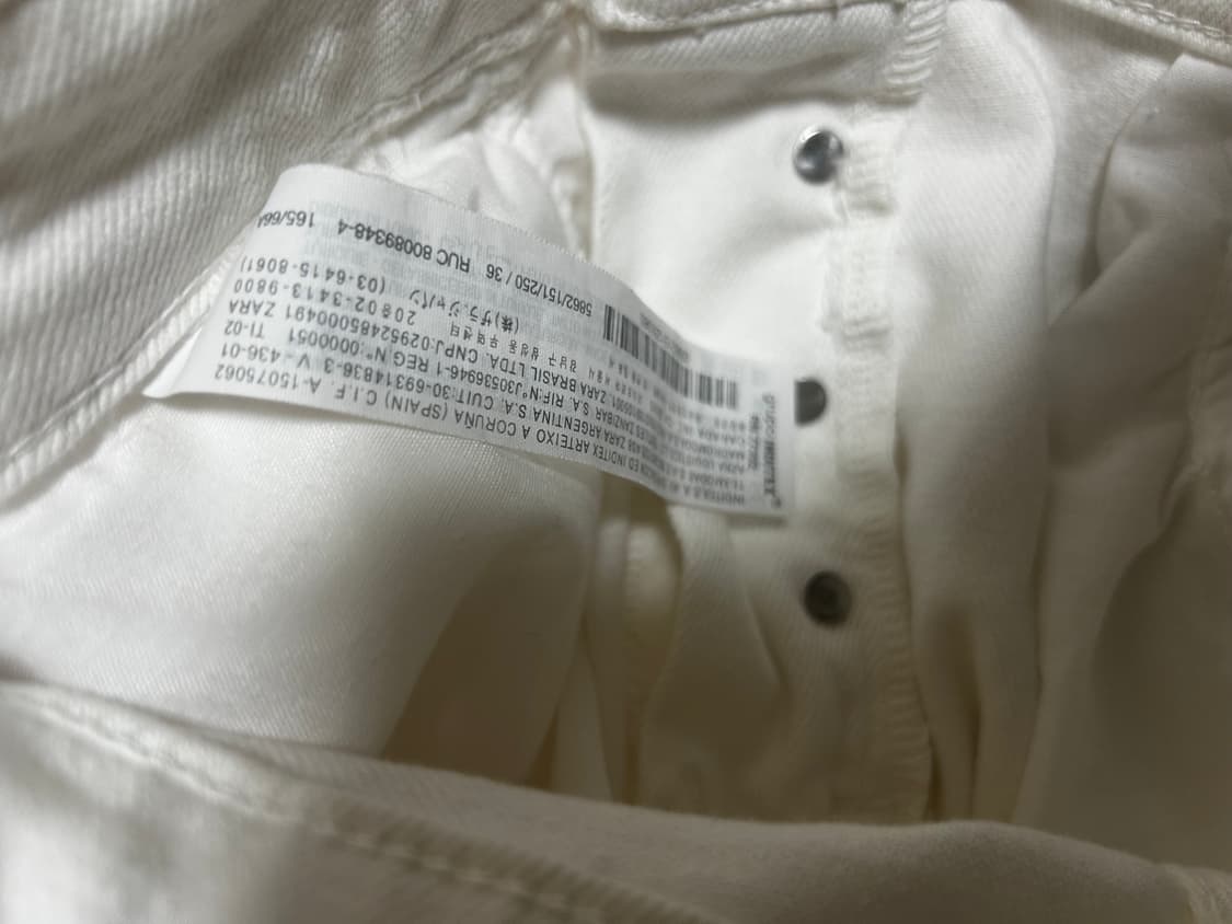 자라 화이트진 데님 청바지 / 리바이스 엔아더스토리즈 마시모두띠 폴로 랄 상품이미지5