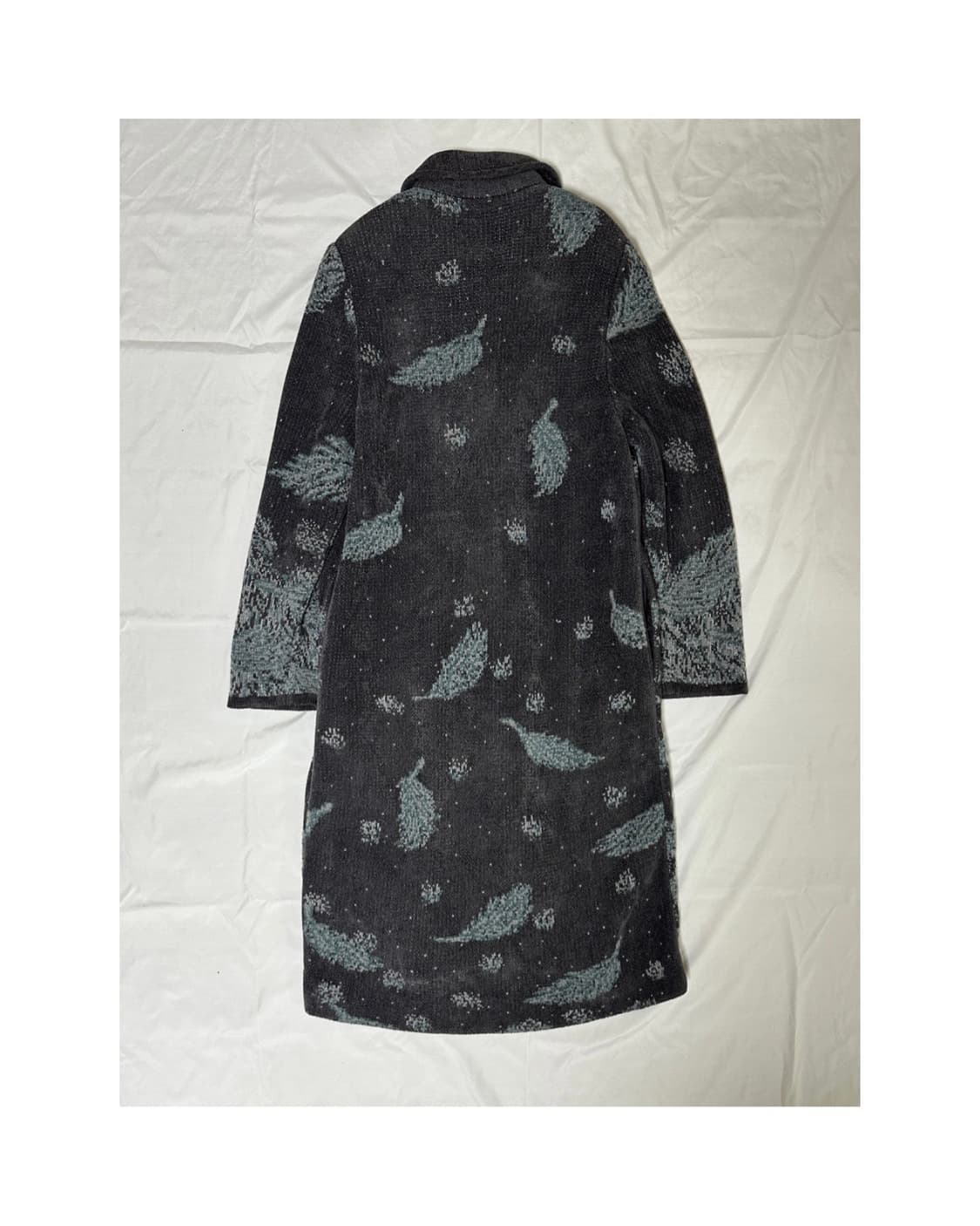 vintage knitted long coat 상품이미지2