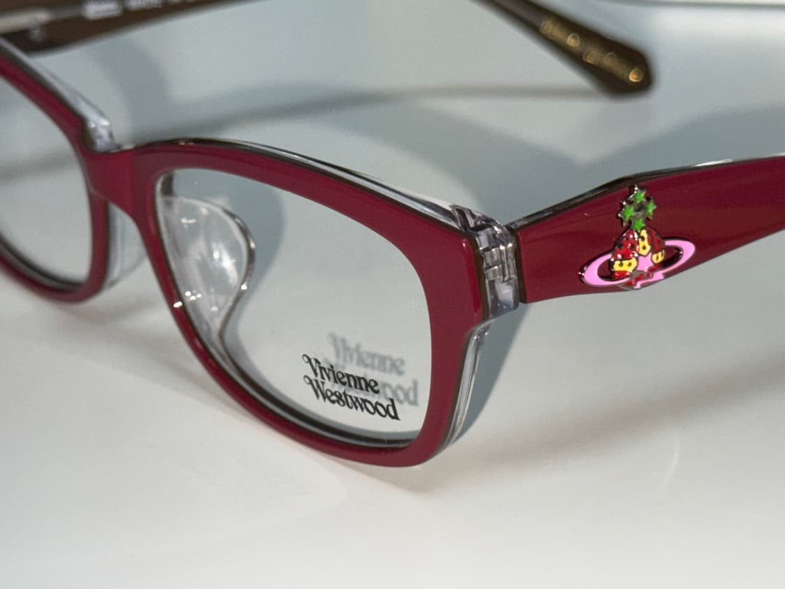 정품 비비안웨스트우드 버건디 안경  주얼리목걸이가방 상품이미지1