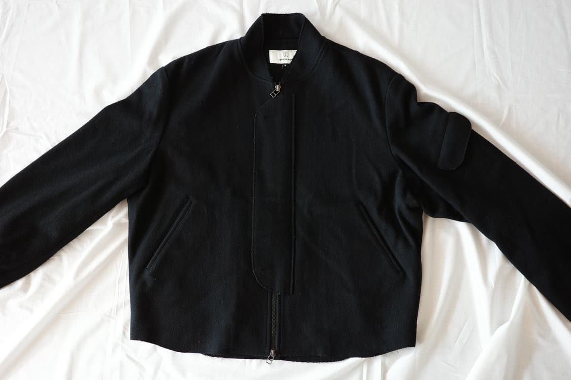 이얼즈어고 컷아웃 포켓 울 블루종 01-3 상품이미지1