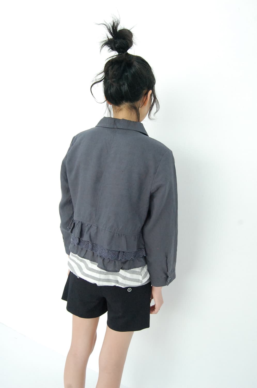 Linen frill jacket 상품이미지4