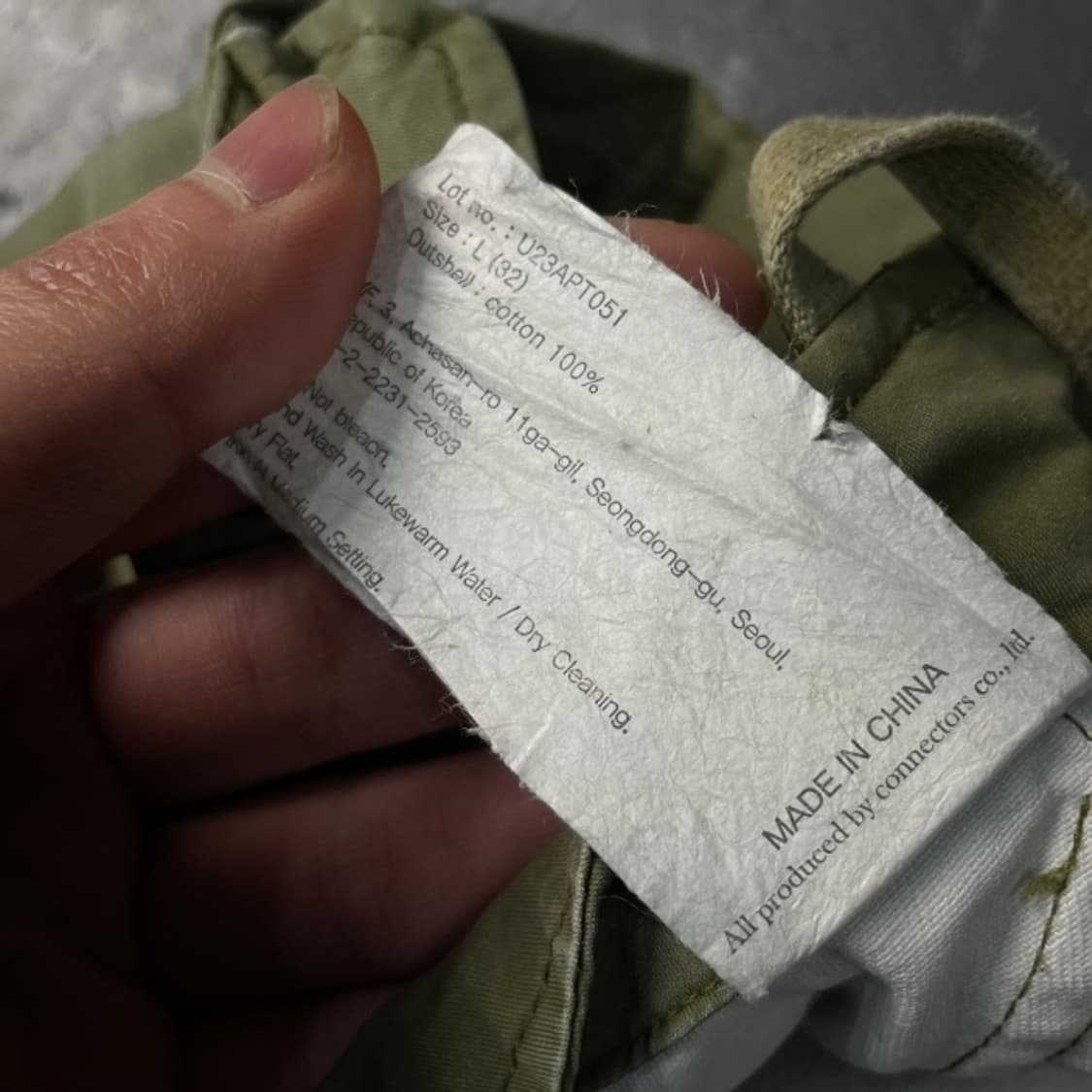 100 유니폼브릿지 카고팬츠 상품이미지4