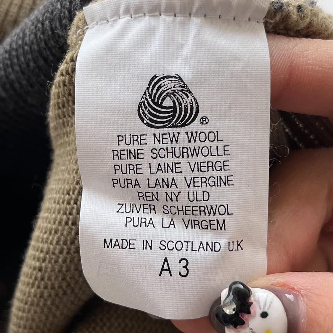 버버리 90s 오리지널 기마 로고 니트 베스트 상품이미지7