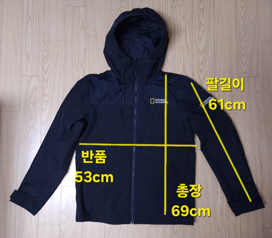 내셔널지오그래픽 타슬란 배색 바람막이 점퍼, 윈드브레이커 상품이미지10