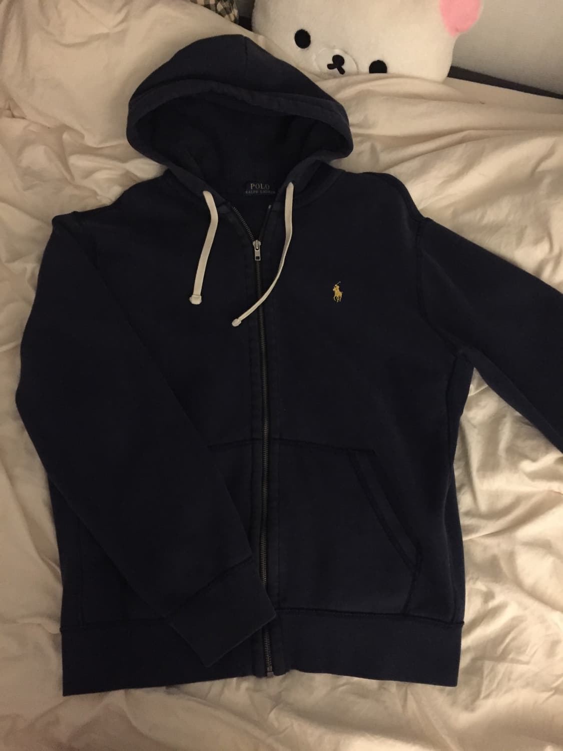 빈티지 폴로 네이비 후드집업  상품이미지1