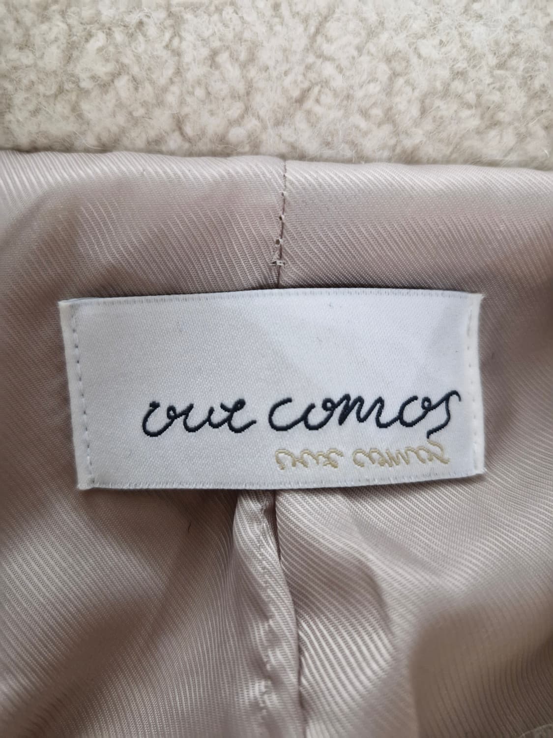 아워코모스 울 알파카 부클 하프 코트 상품이미지6