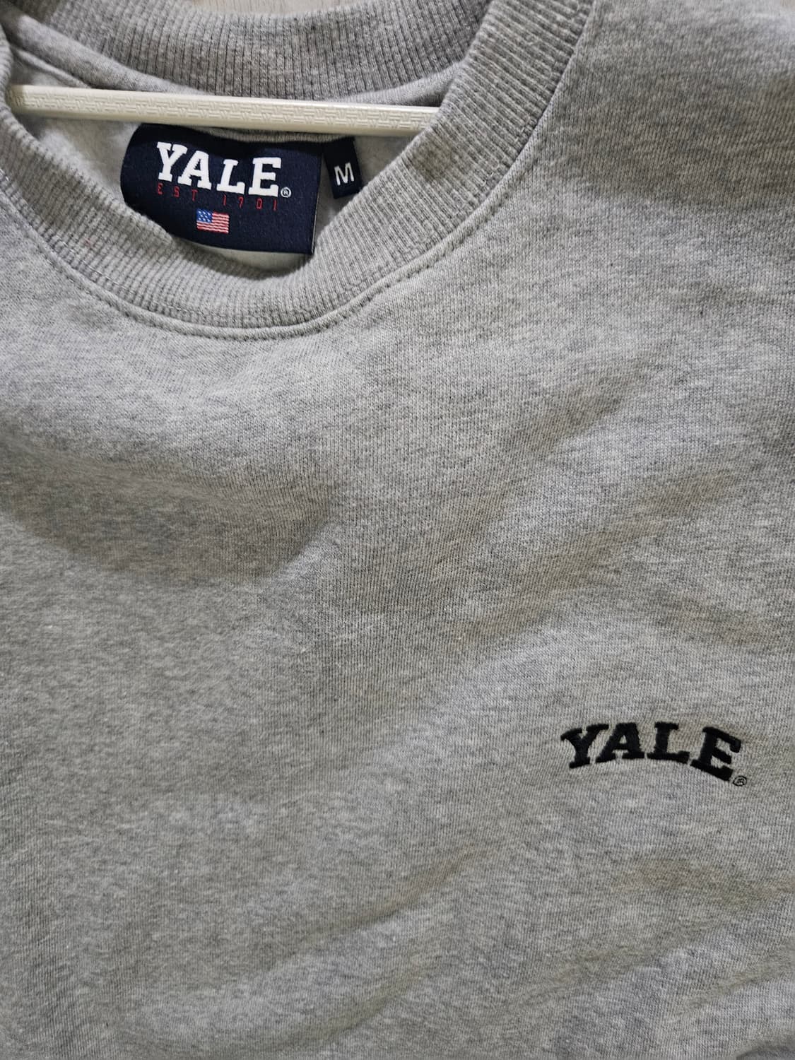 예일 YALE 맨투맨 회색 M/L 상품이미지3