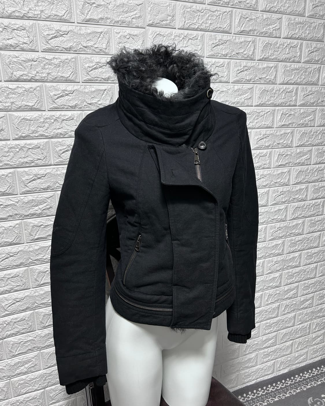 시스템 시어링 하이브리드 하이넥 자켓 상품이미지4