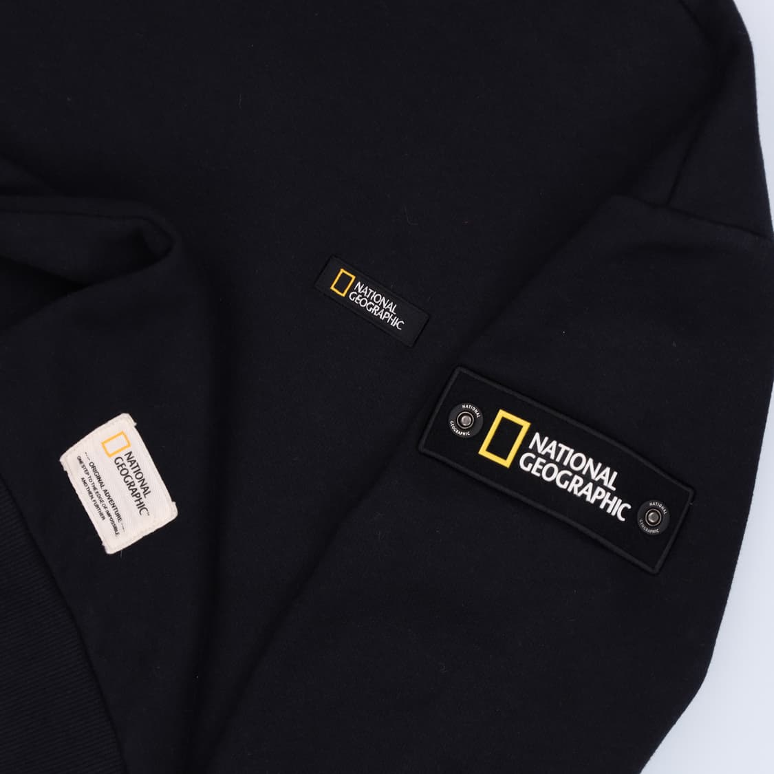 [95] 내셔널지오그래픽 남성 와펜 긴팔 맨투맨 티셔츠 N6843 상품이미지4