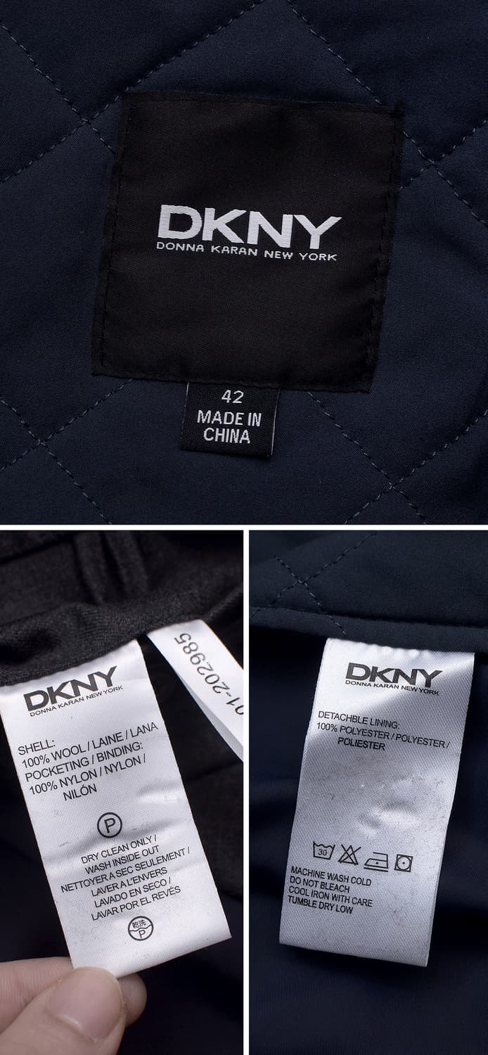 DKNY 디테처블 라이너 퓨어울 카코트 자켓 (US 42 / 100+) 상품이미지10