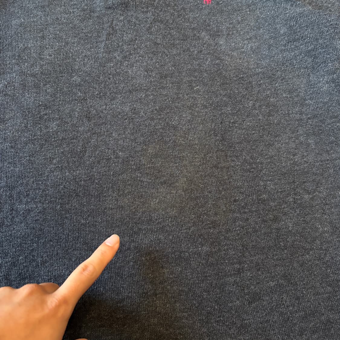 폴로 정품 그레이 반집업 니트 상품이미지6