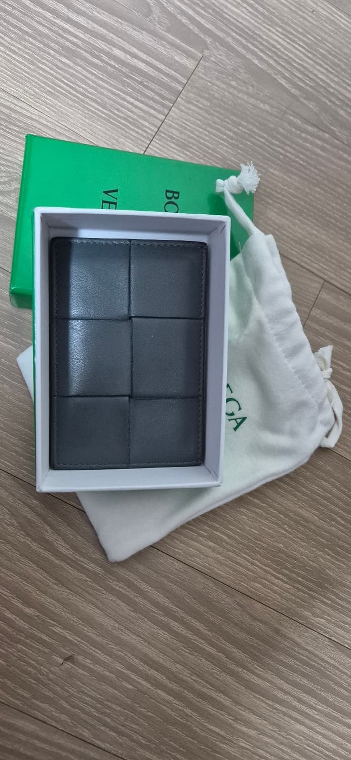 [정품] 보테가 베네타 카드지갑 (썬더 컬러) - 박스/보증서 풀 상품이미지2