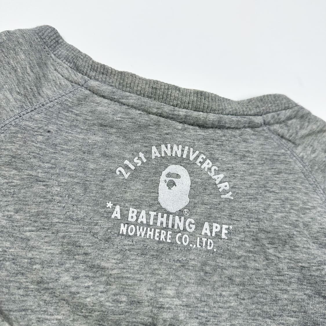 (사용감존재) BAPE 베이프 재팬 빅사루 프린팅 롱슬리브 XL 상품이미지5