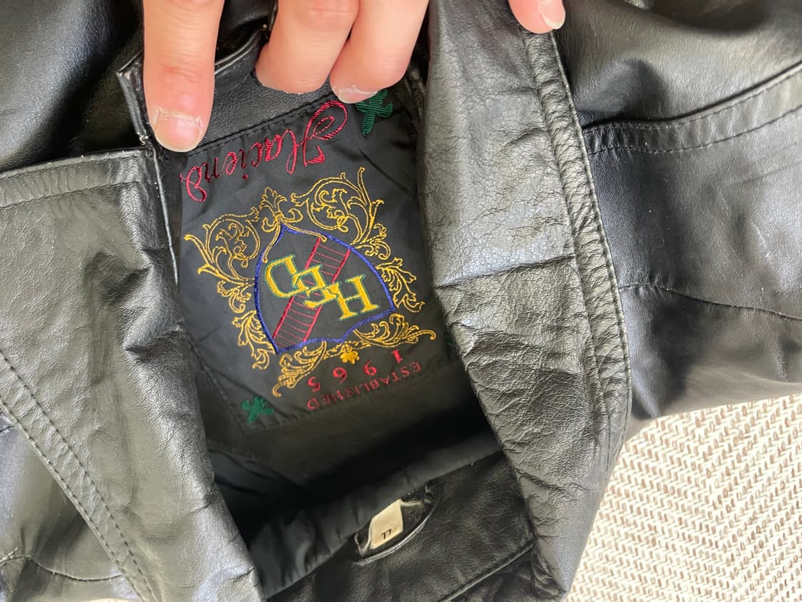 빈티지 양가죽 레더 카 코트  상품이미지5