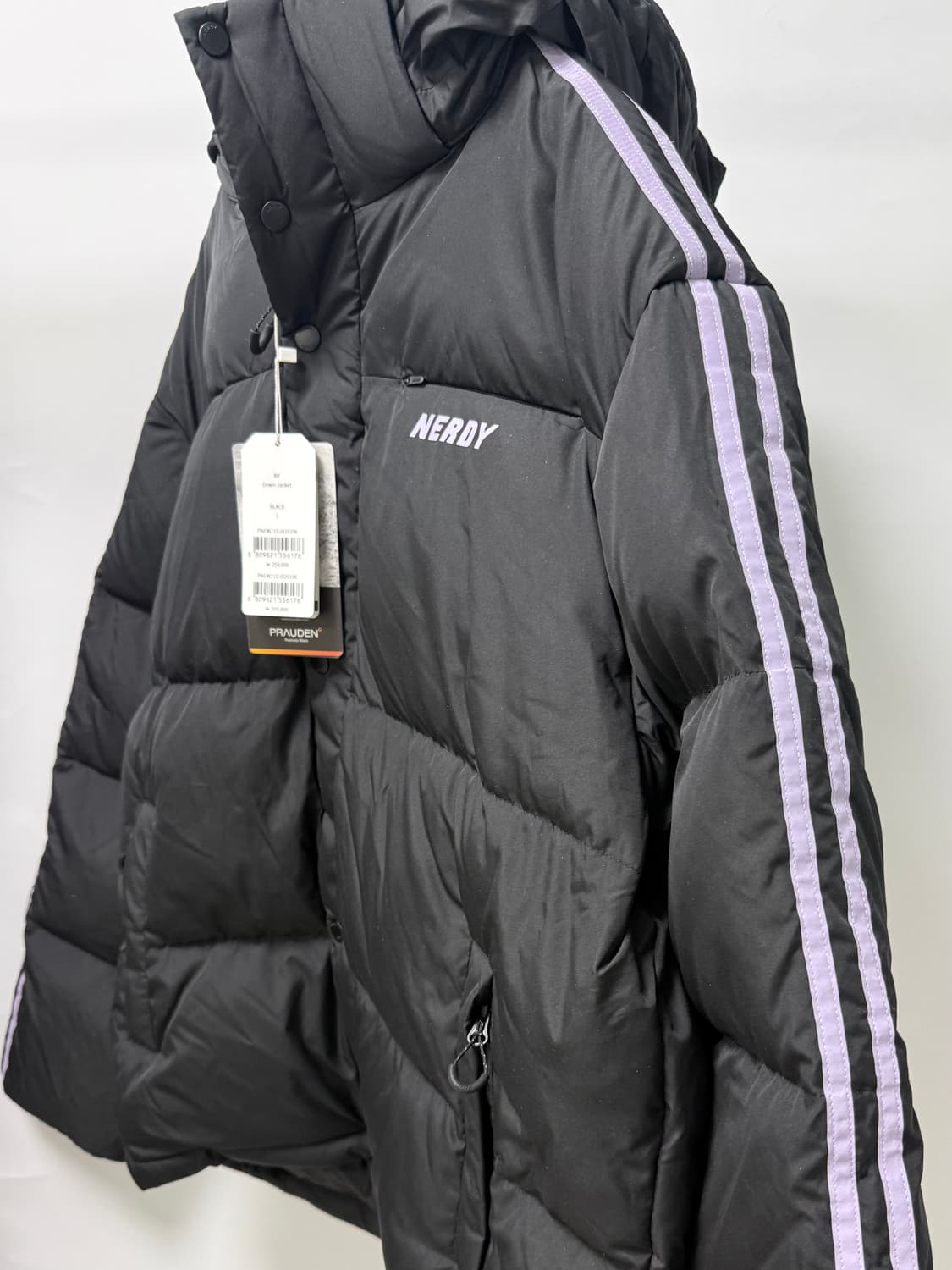 널디 엔와이 다운자켓 블랙 패딩 (L) 상품이미지3