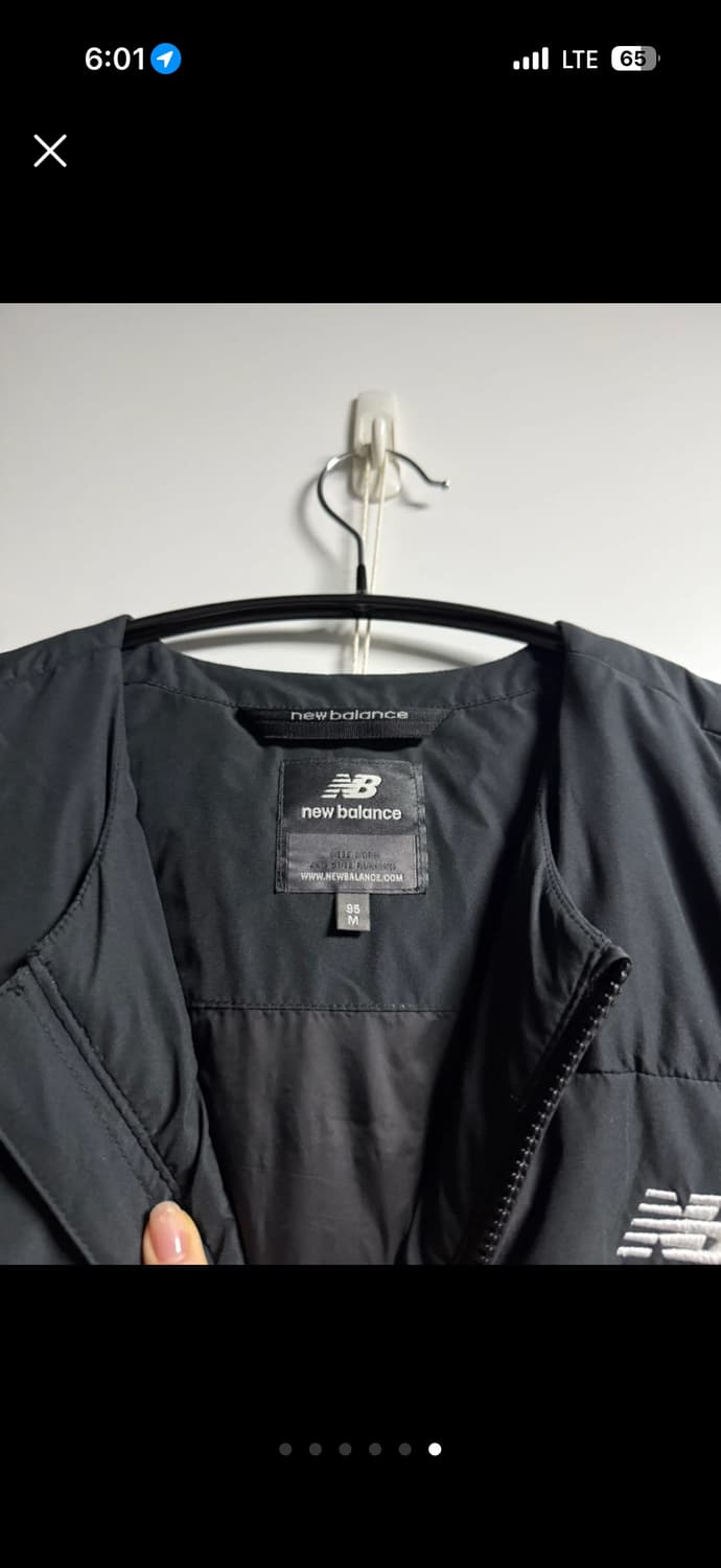 뉴발란스 UNI 액티브 구스 경량 패딩 M(남여공용) 상품이미지6