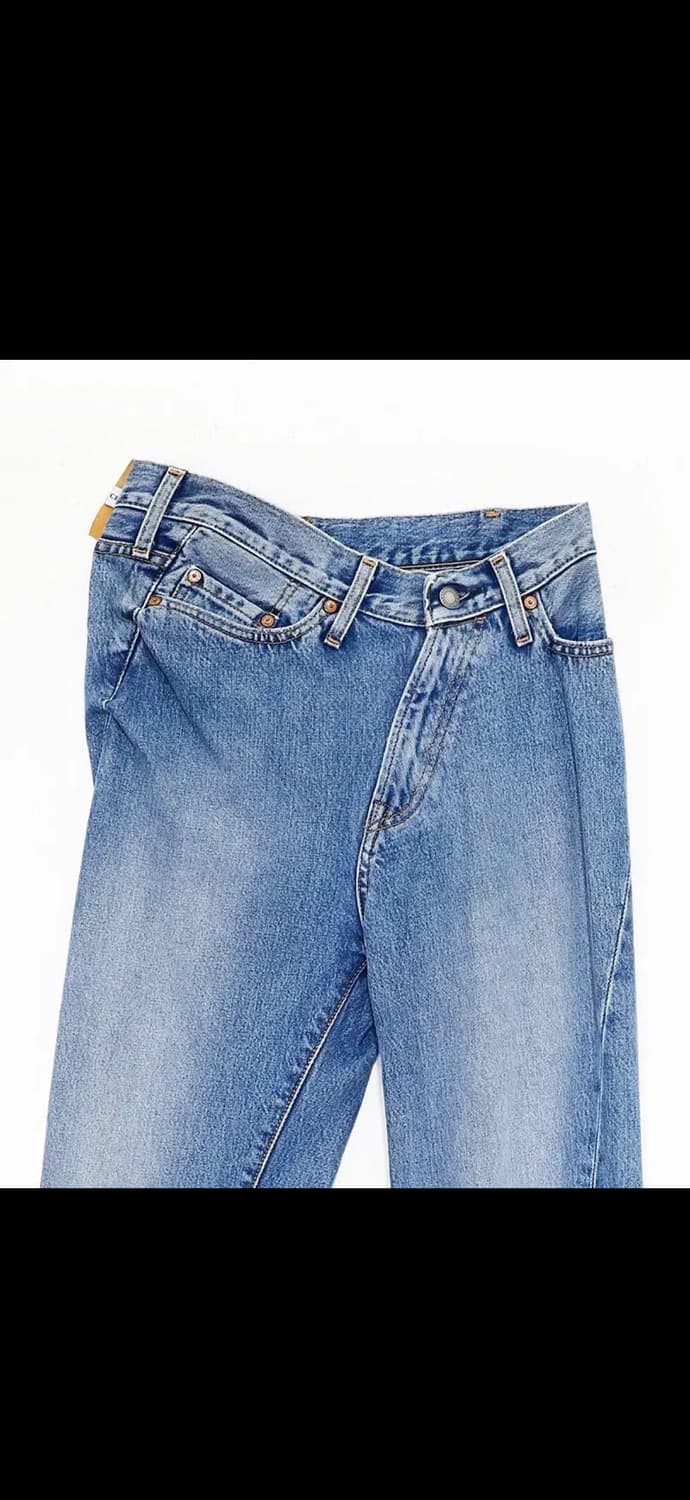 파세타즘 X 리바이스 콜라보레이션 트위스트 인디고 팬츠 5 사이즈 상품이미지5