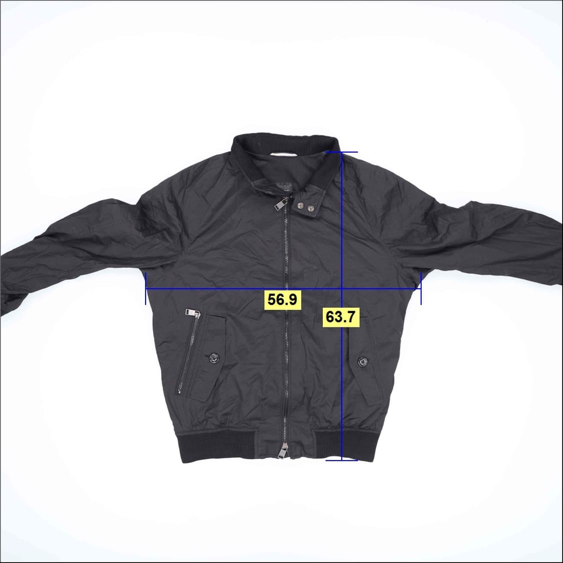 실측확인 휴고보스 블루종 자켓 0202H1 상품이미지6