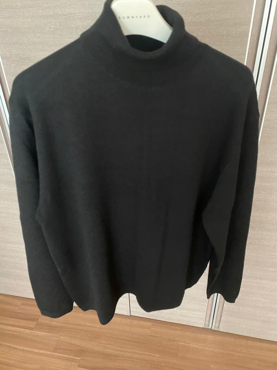 무신사스탠다드 미니멀 터틀넥니트 블랙 xl 새상품 상품이미지4
