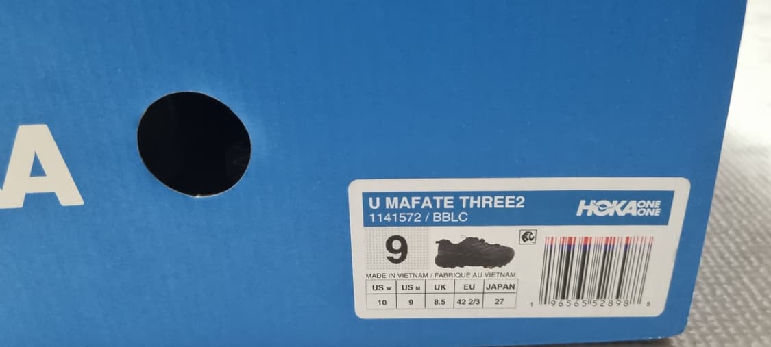 호카 오네오네 마파테 쓰리 2 트리플블랙 270 상품이미지5