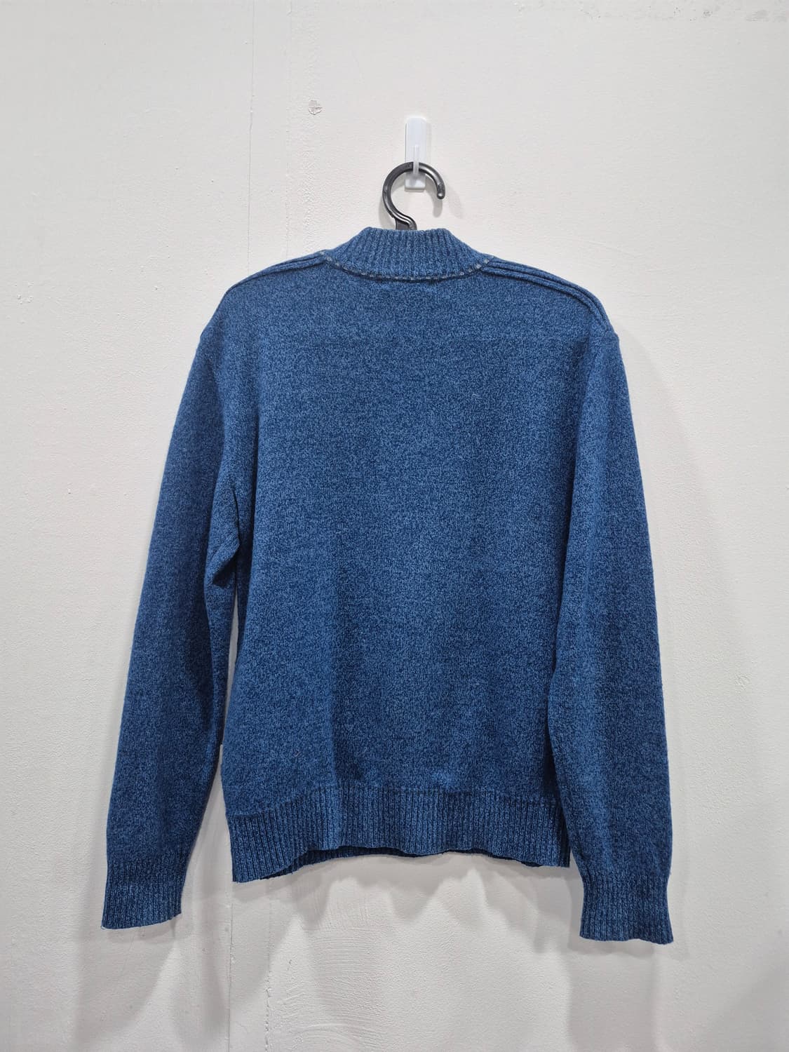 캠브리지맴버스 블루 하프넥 니트 스웨터 남성 95사이즈 상품이미지3