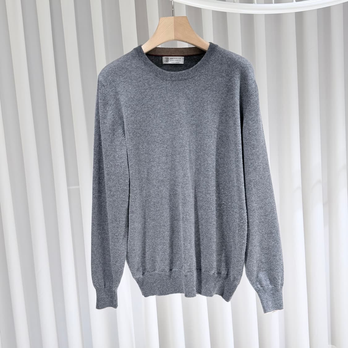 52 / 브루넬로쿠치넬리 캐시미어 그레이 니트 상품이미지3