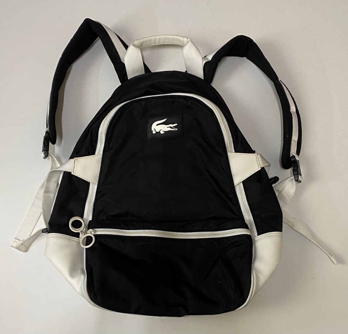 라코스테 스포츠 백팩 블랙/화이트 상품이미지1