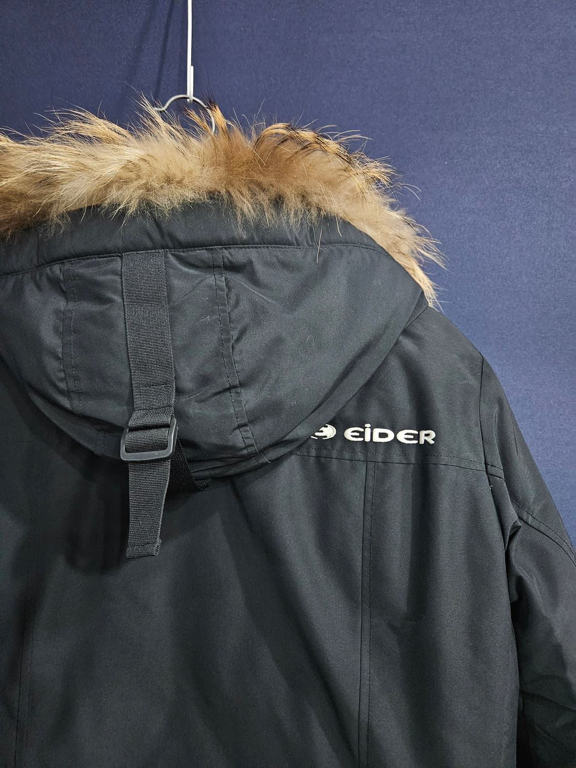 아이더 700필 블랙컬러 남성 100 덕다운 롱패딩  상품이미지9