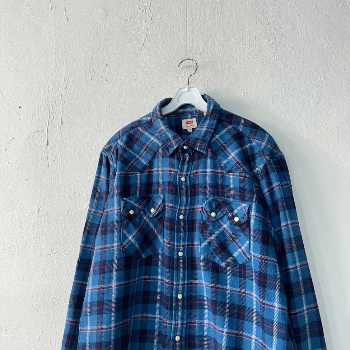 리바이스 웨스턴 체크남방 L 상품이미지2