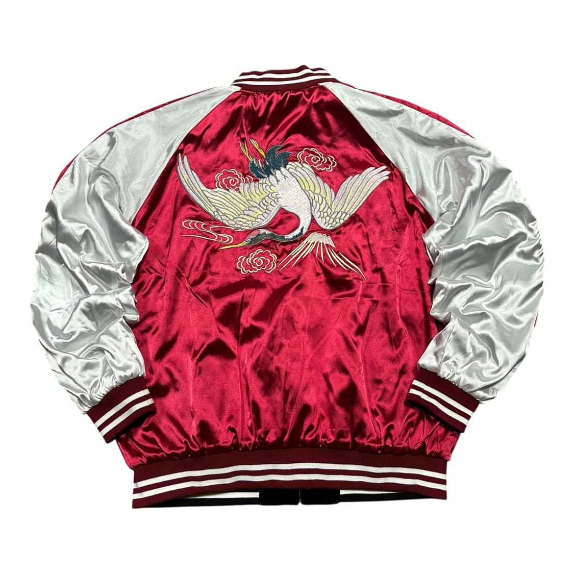 ✨ (바배) 재패니즈 리버시블 용 자수 오리엔탈 벨벳 스카쟌  상품이미지5